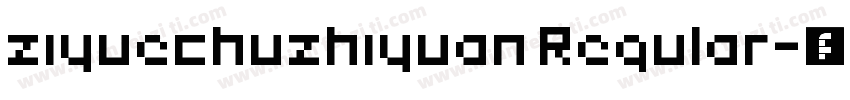 ziyuechuzhiyuan Regular字体转换